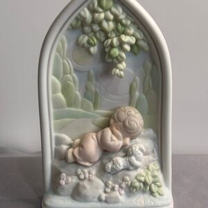 Precious Moments He Leads Me Beside Still Waters LE Figurine #6762/7500 w/ Box